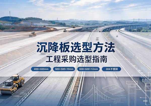 迎江沉降板选择方法