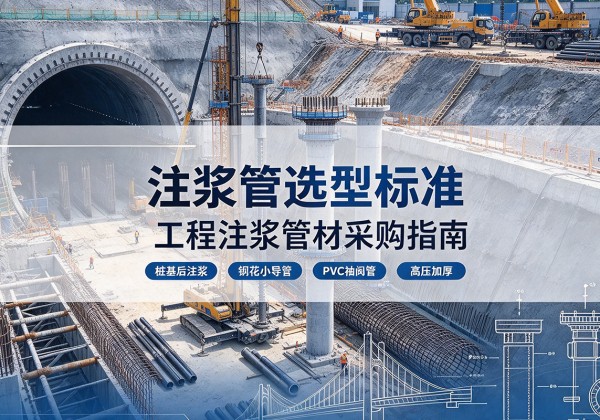 迎江注浆管选型标准